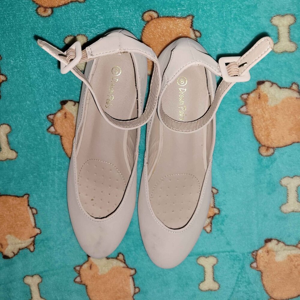 Nude Ankle Flats (Small Heel)